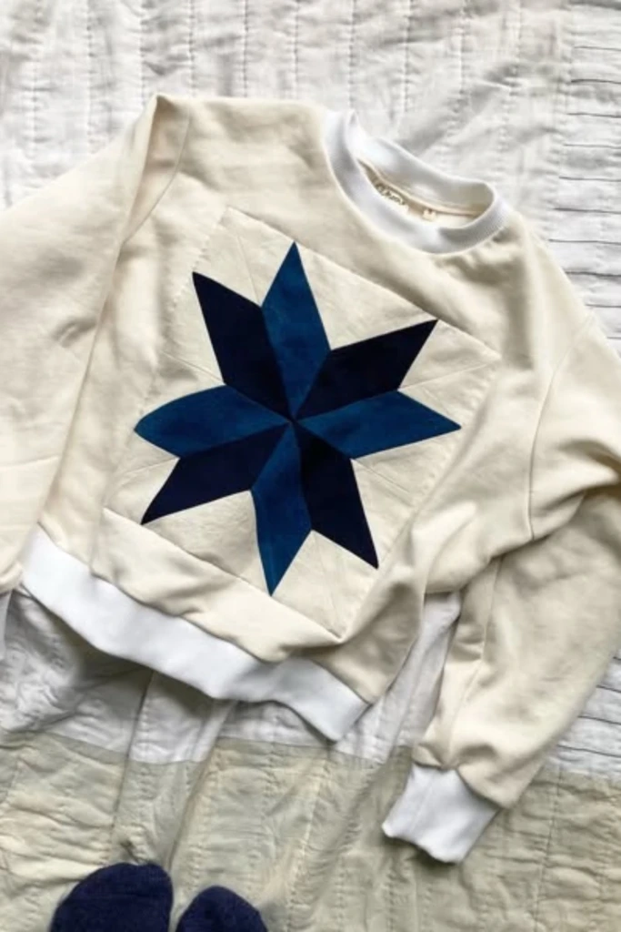Geometric Quilt Star