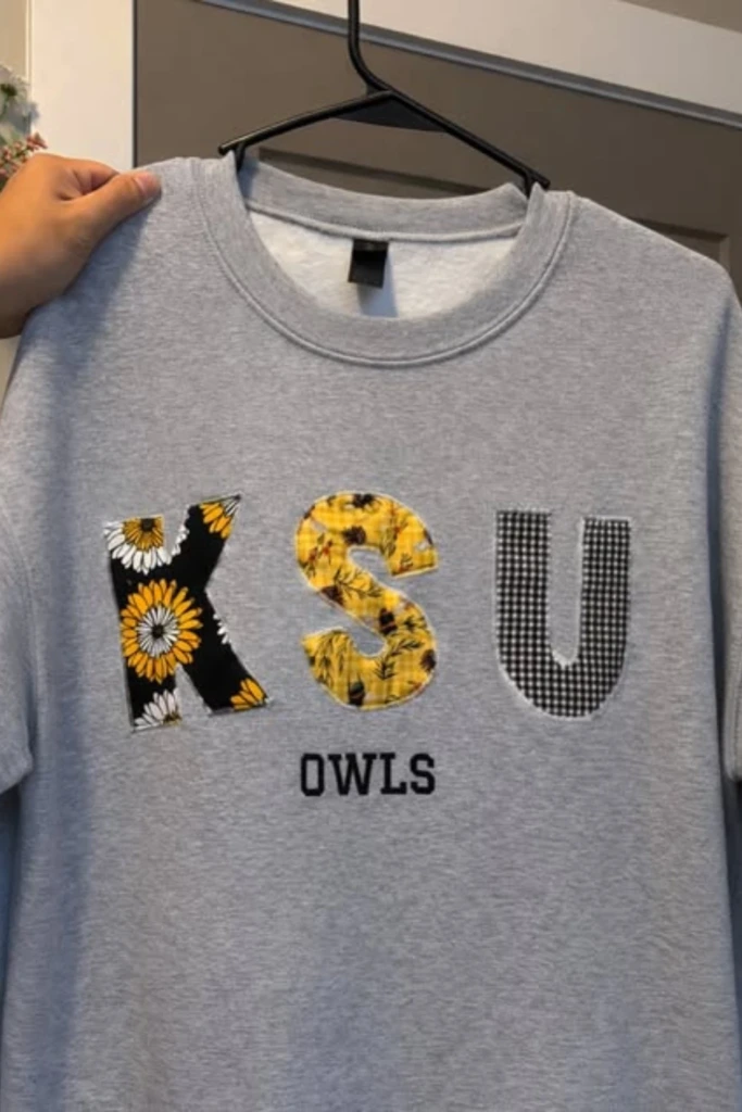 Mixed Fabric Letters