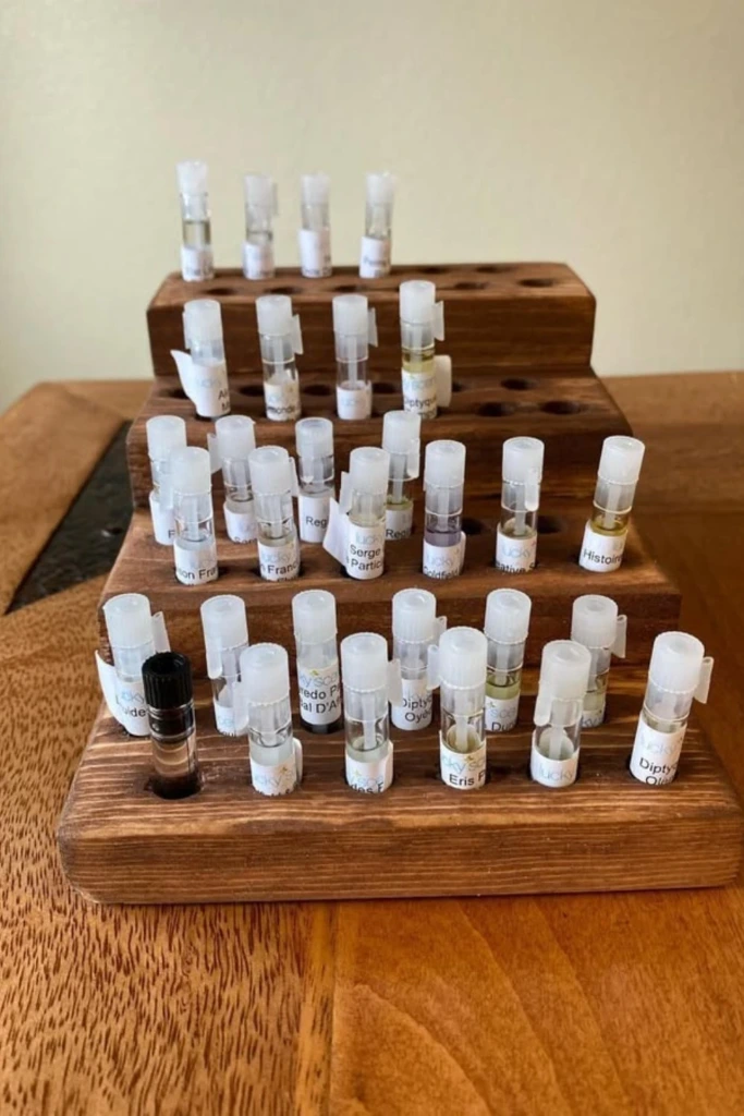 Wooden Sample Rack