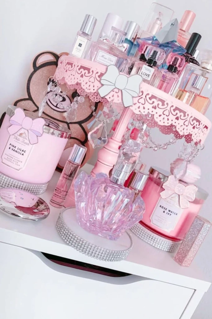 Pink Tiered Stand