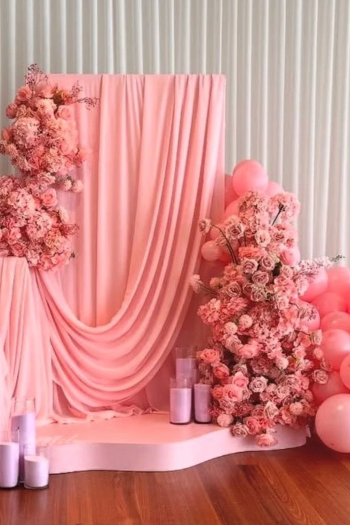 Draped Pink
