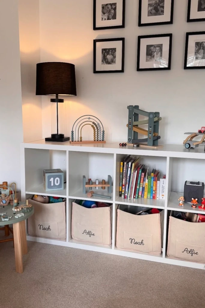 Personalized Cubby Shelf