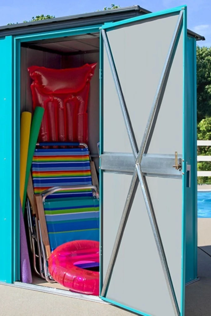 Compact Pool Shed