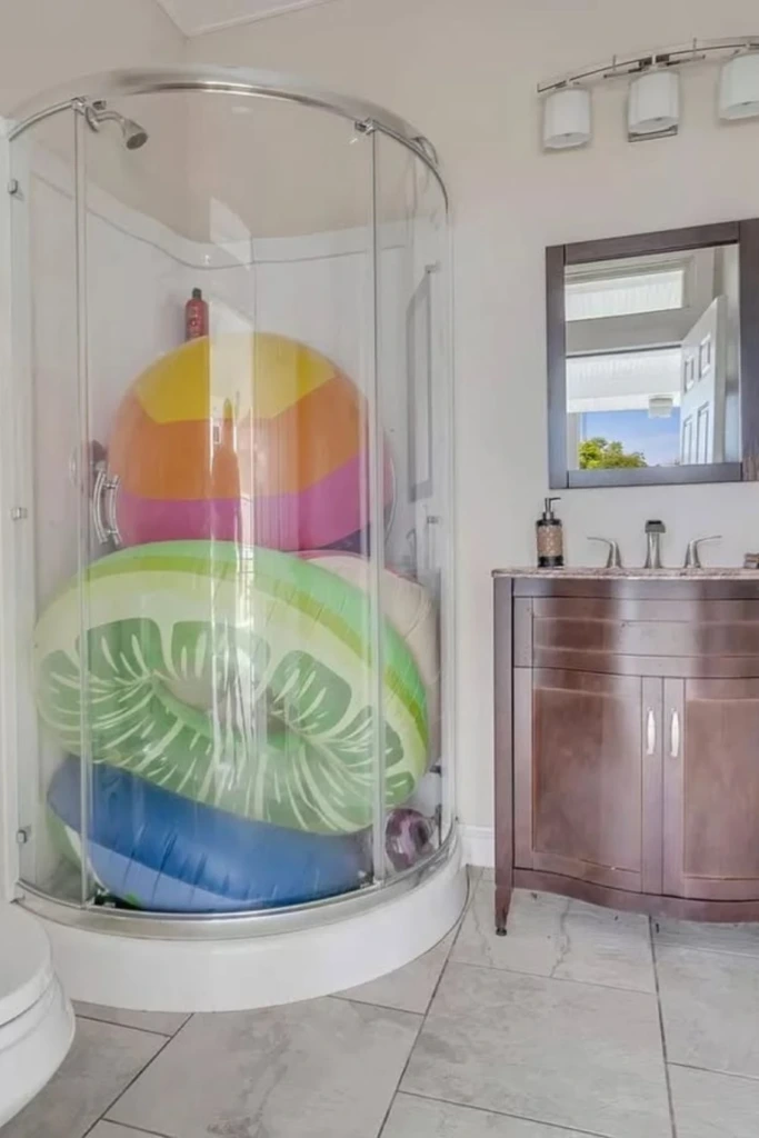 Shower Stall Storage