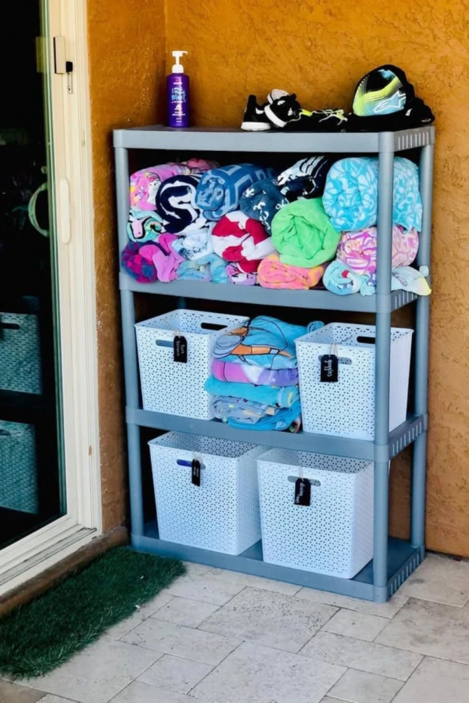 Plastic Shelf Unit