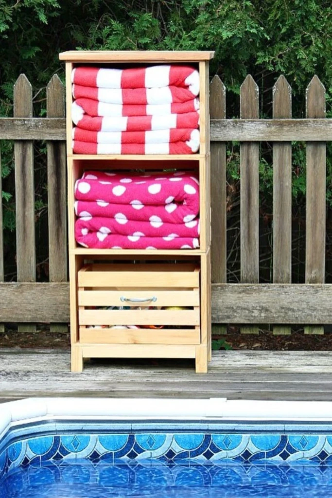 Rustic Wood Cabinet