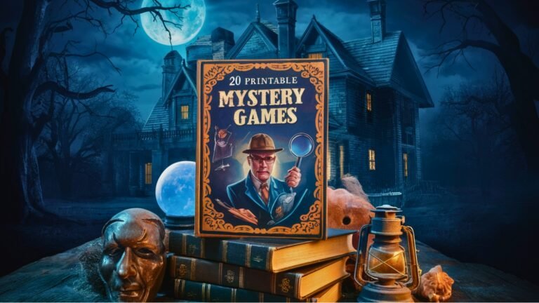 20 Printable Mystery Games