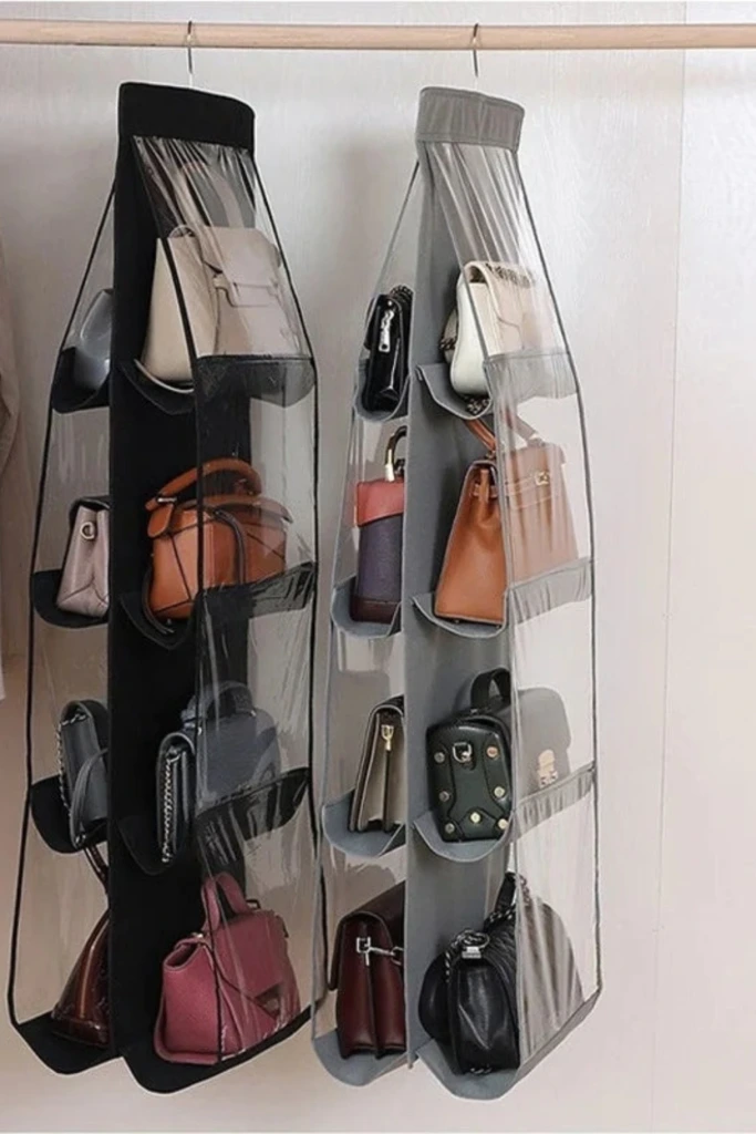 Hanging Compartment Purse Organizer