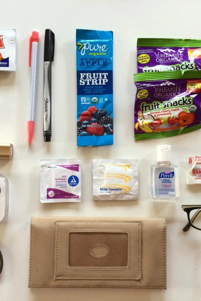 Purse Essentials Flat Lay