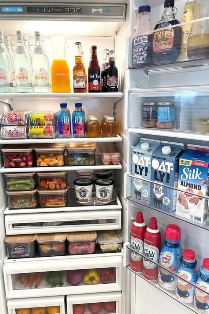 Keep Drinks on a Dedicated Shelf