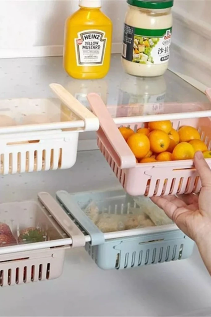 Add Clip-On Shelf Baskets