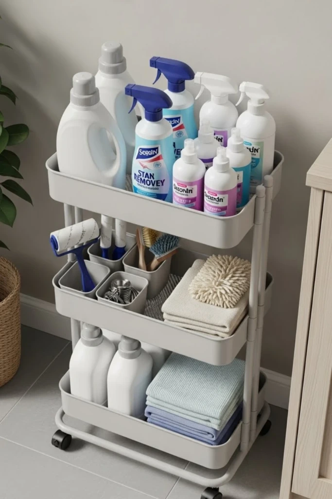 Laundry Supply Cart
