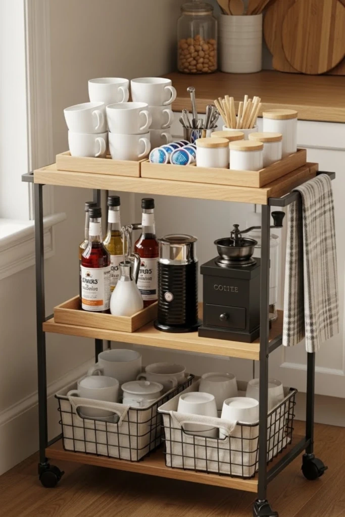 Coffee Bar Cart