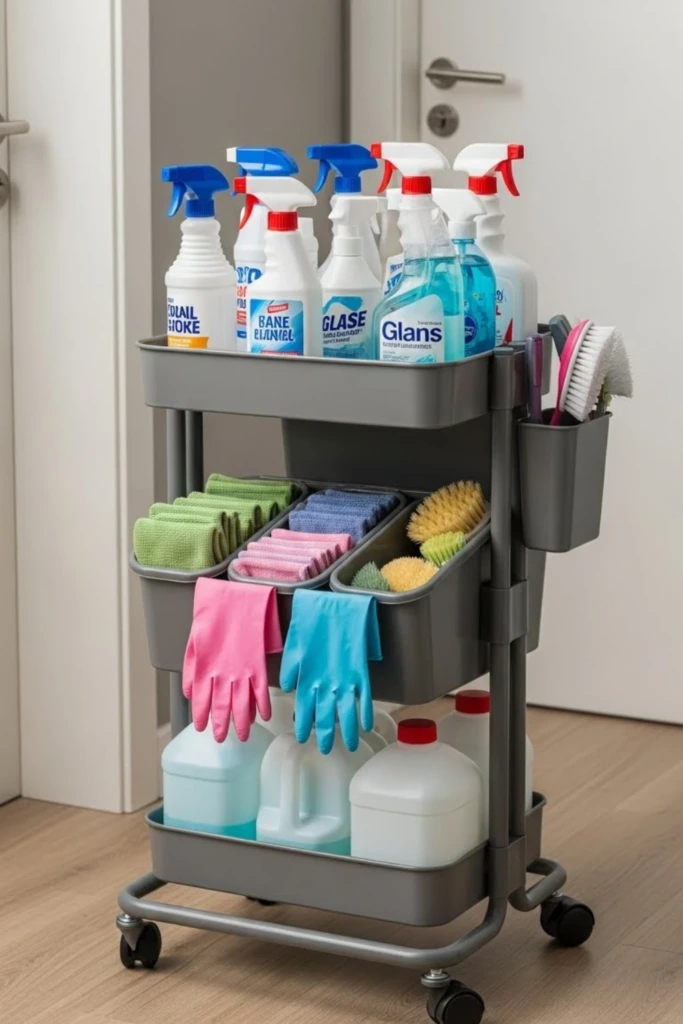 Cleaning Caddy Cart