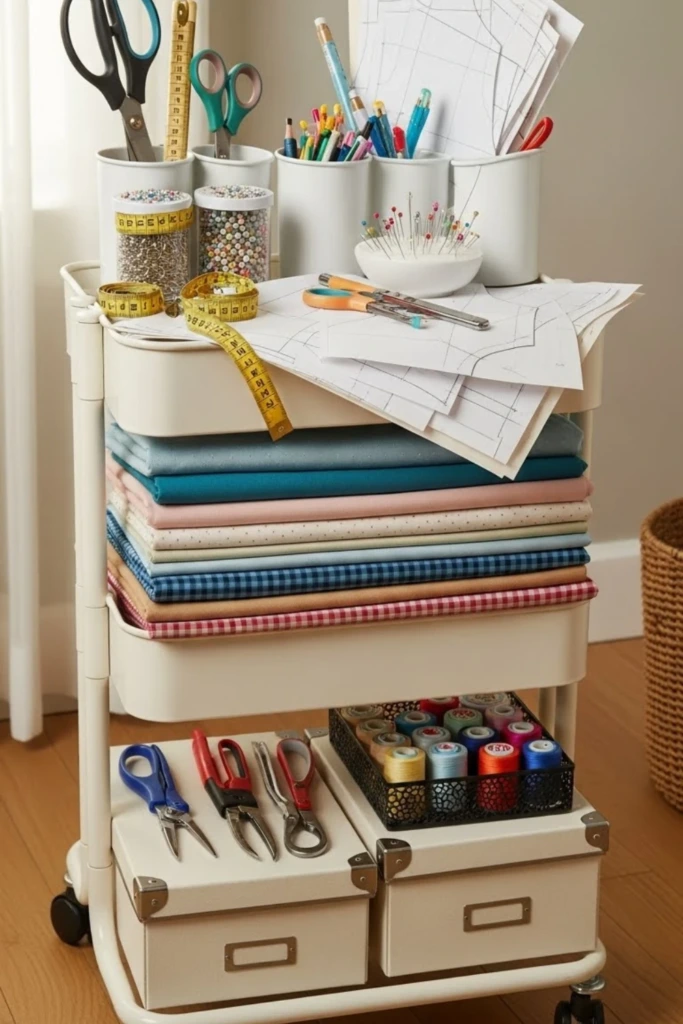 Sewing Project Cart