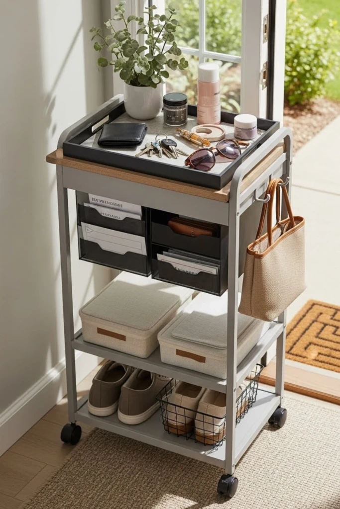 Entryway Drop Cart