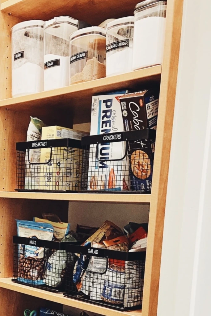Wire Baskets That Keep Categories Clear