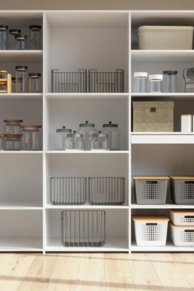 Modular Pantry Shelving for Full Control