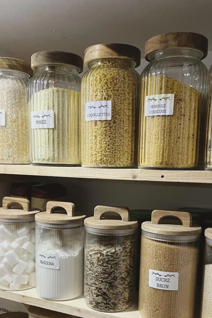 Wooden-Lid Jars for a Warm, Rustic Pantry