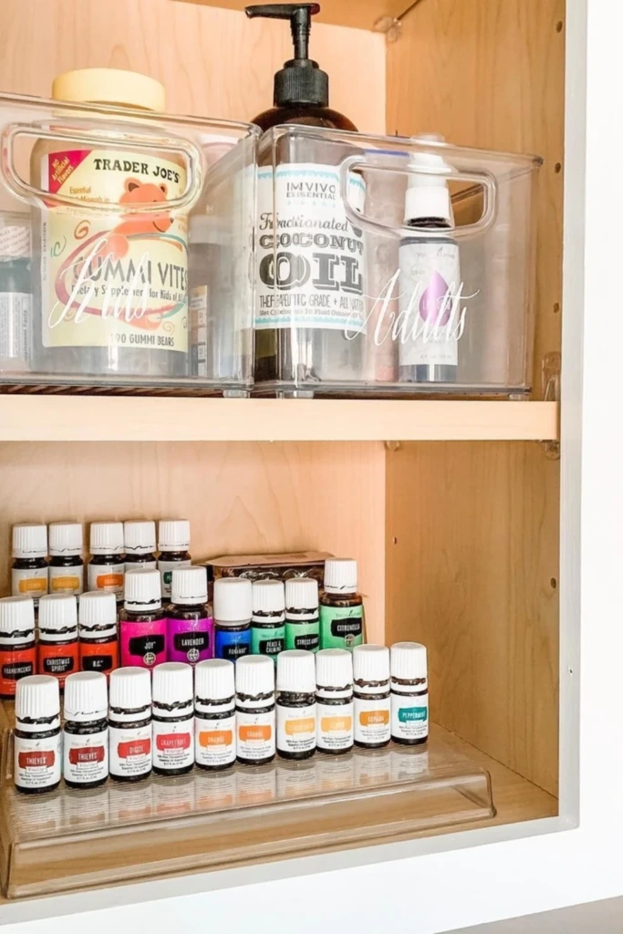 Use Tiered Risers for Small Bottles