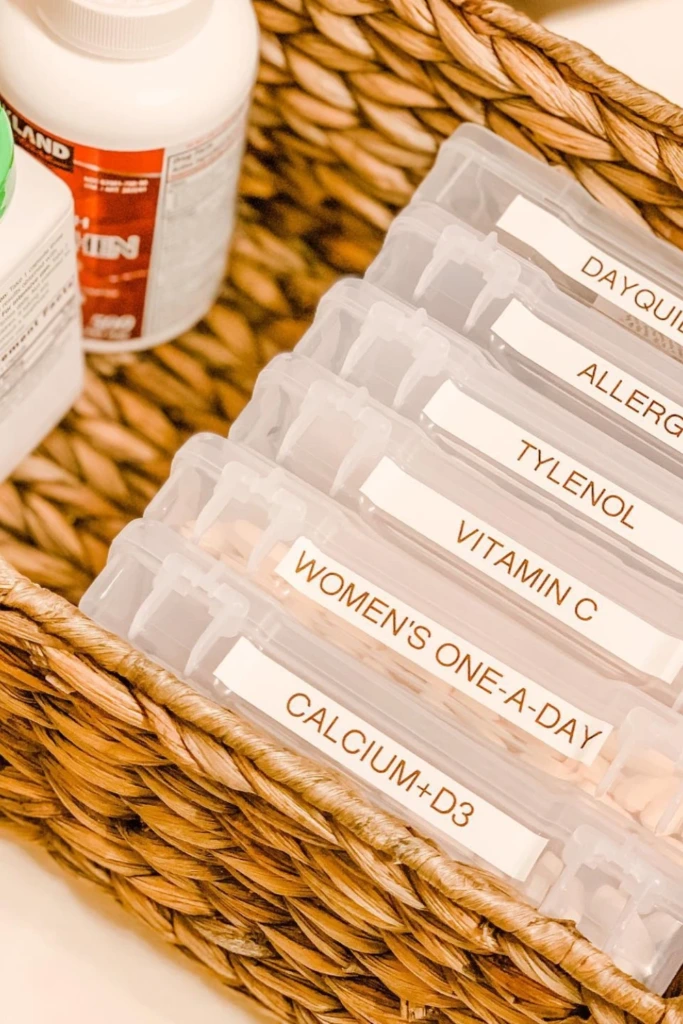 Sort Pills into Labeled Cases