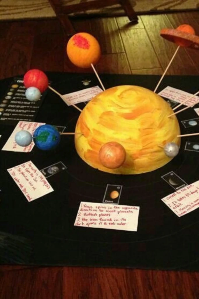 Interactive Foam Ball Solar System