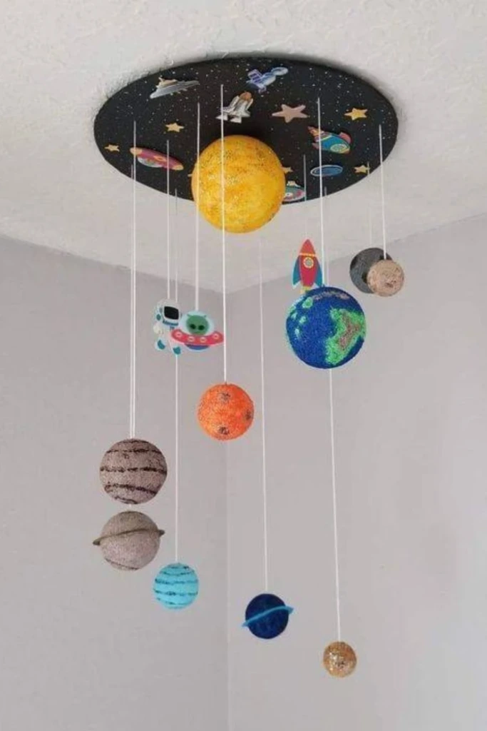 Hanging Solar System Mobile