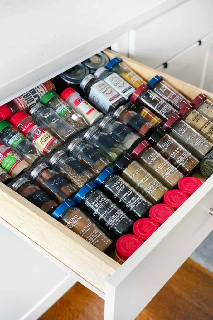 Mixed Jar Spice Drawer