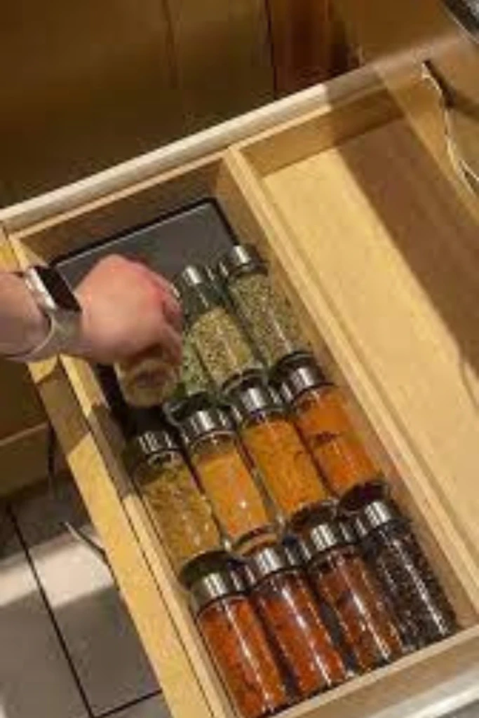 Narrow Drawer Spice System