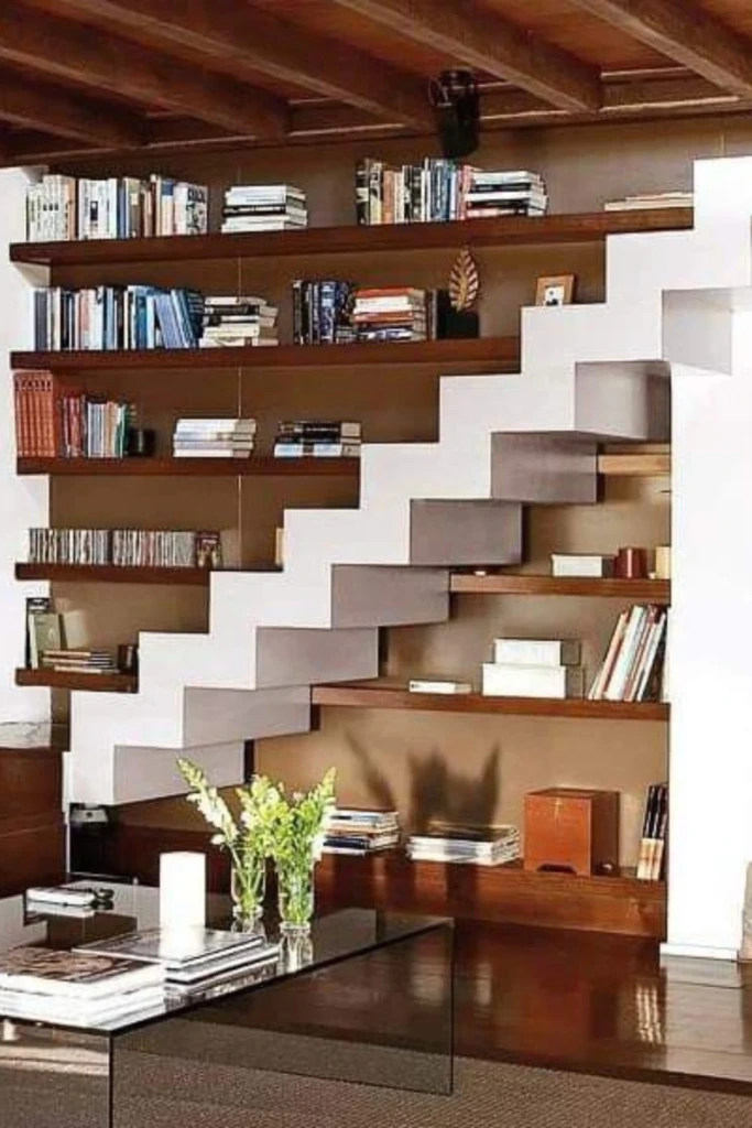 Make Use of the Wall Beside the Stairs