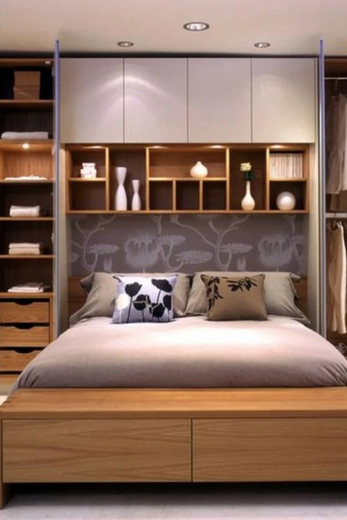Built-In Bed Storage