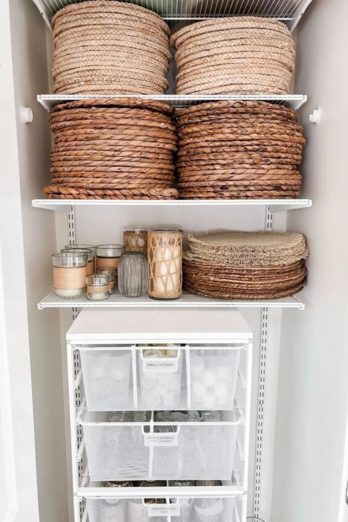 Linen Closet Stacking