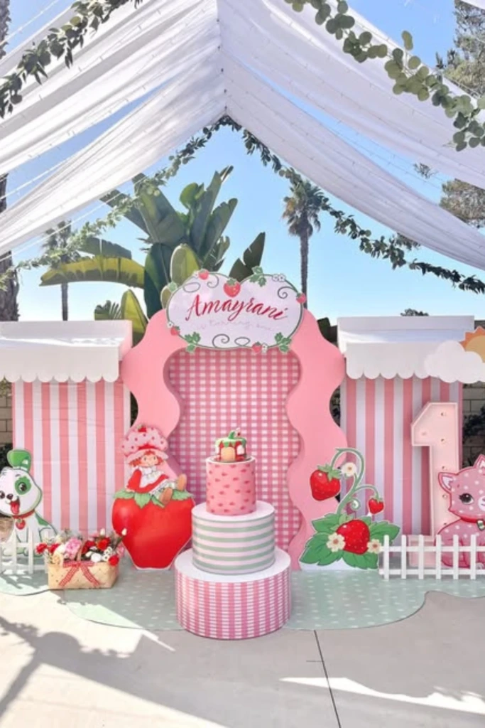 Gingham Backdrop
