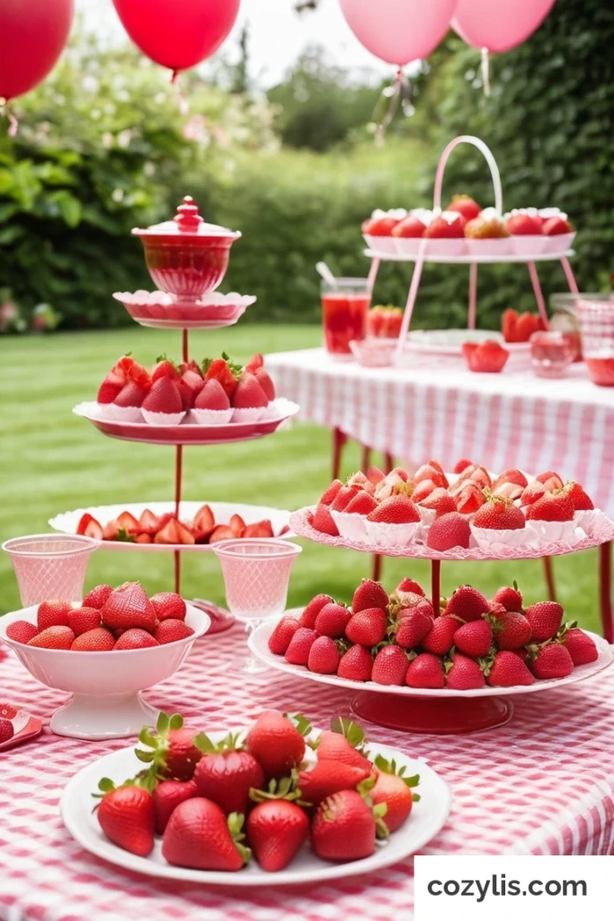 Strawberry Birthday Party Theme - 22 Strawberry Birthday Party Theme