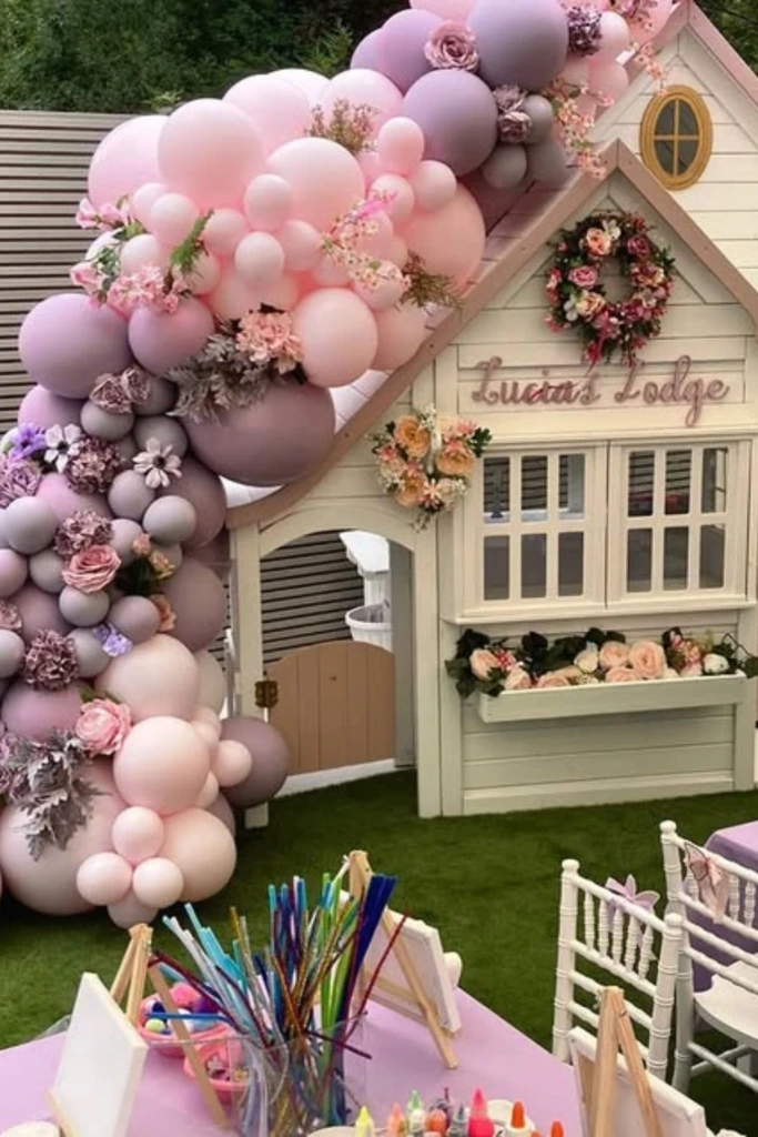 Fairy Cottage Balloon Cascade
