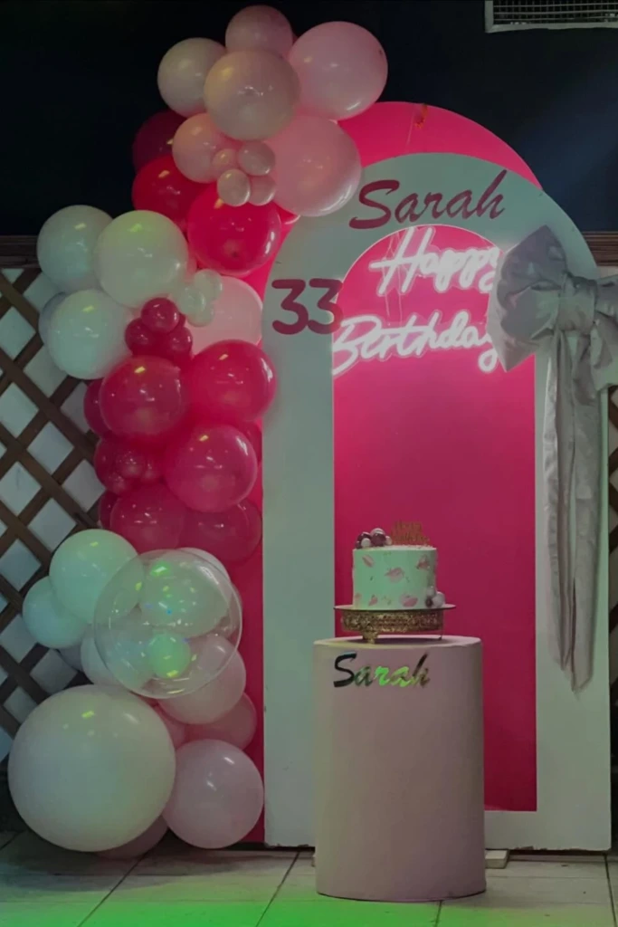 Pink Glow Corner