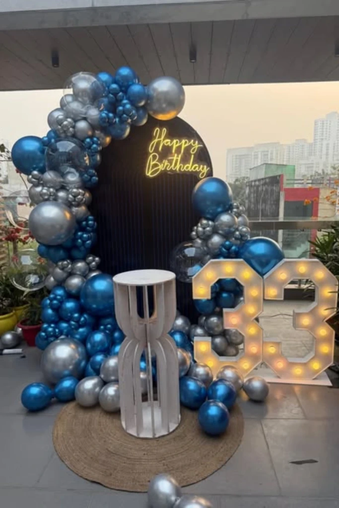 Blue Balcony Setup