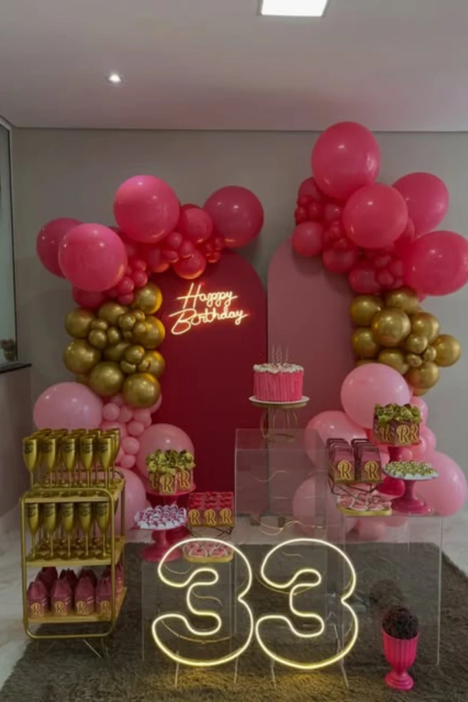 Pink Gold Corner