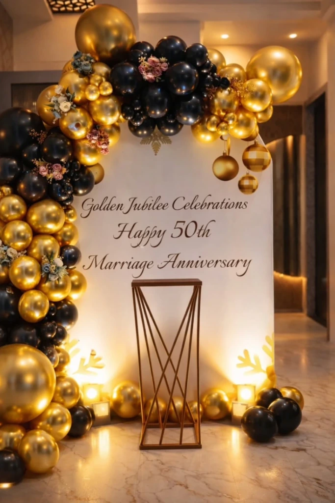 Elegant Balloon Arch