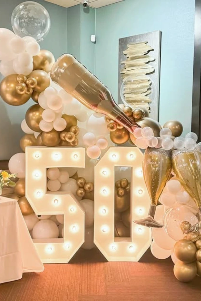 Champagne Balloon Theme
