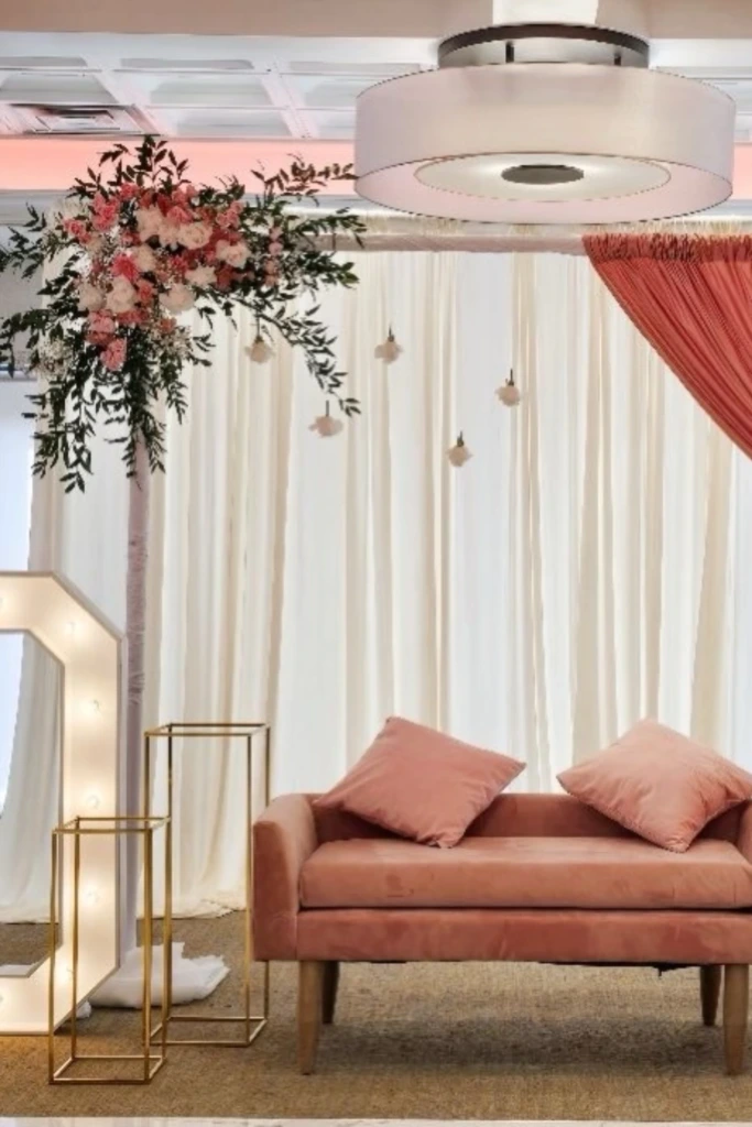 Draped Lounge Setup