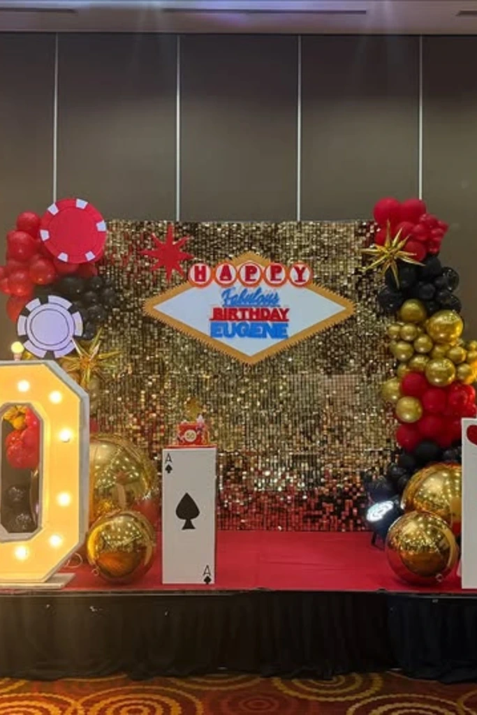 Casino Night Backdrop