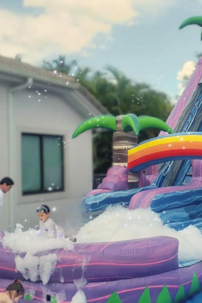 Rainbow Splash Slide