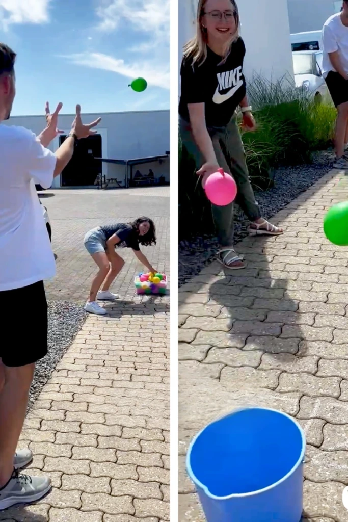 Wet Balloon Relay