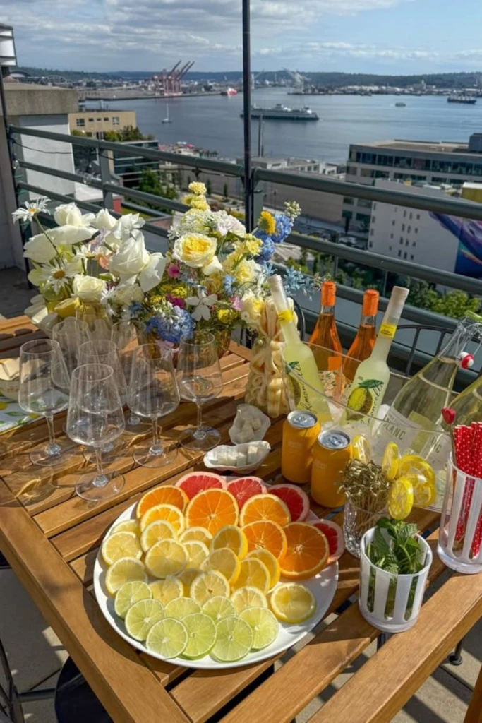 Citrus Bar Setup