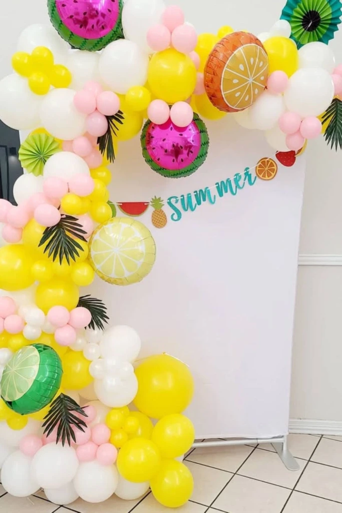 Citrus Balloon Arch