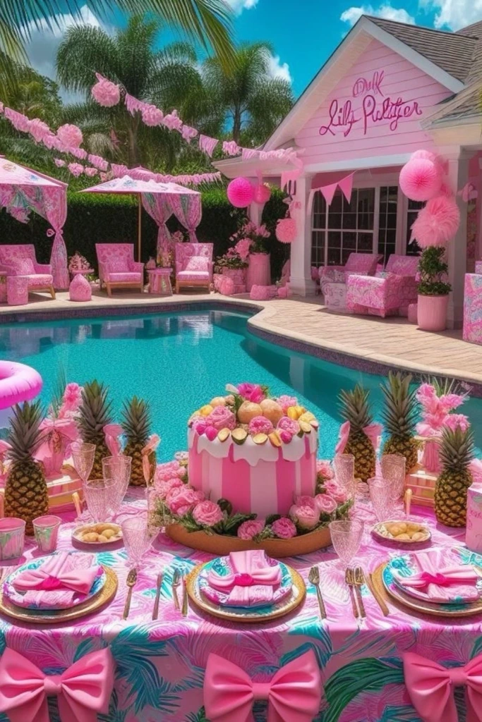 Pink Pool Party