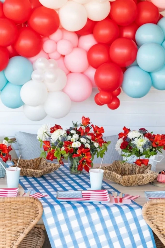 Patriotic Picnic Table