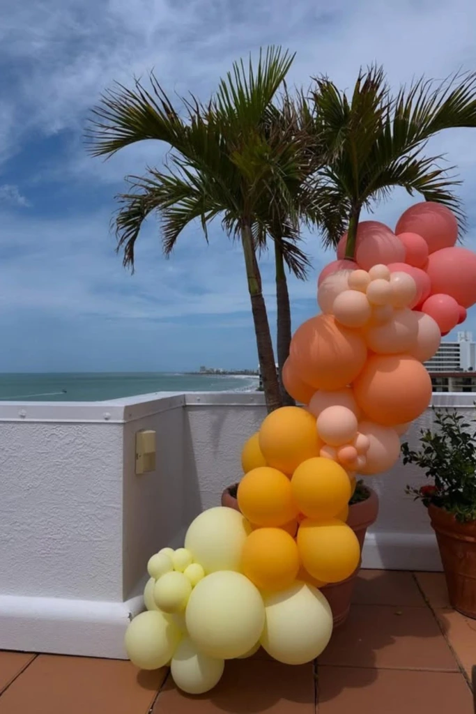 Sunset Balloon Display