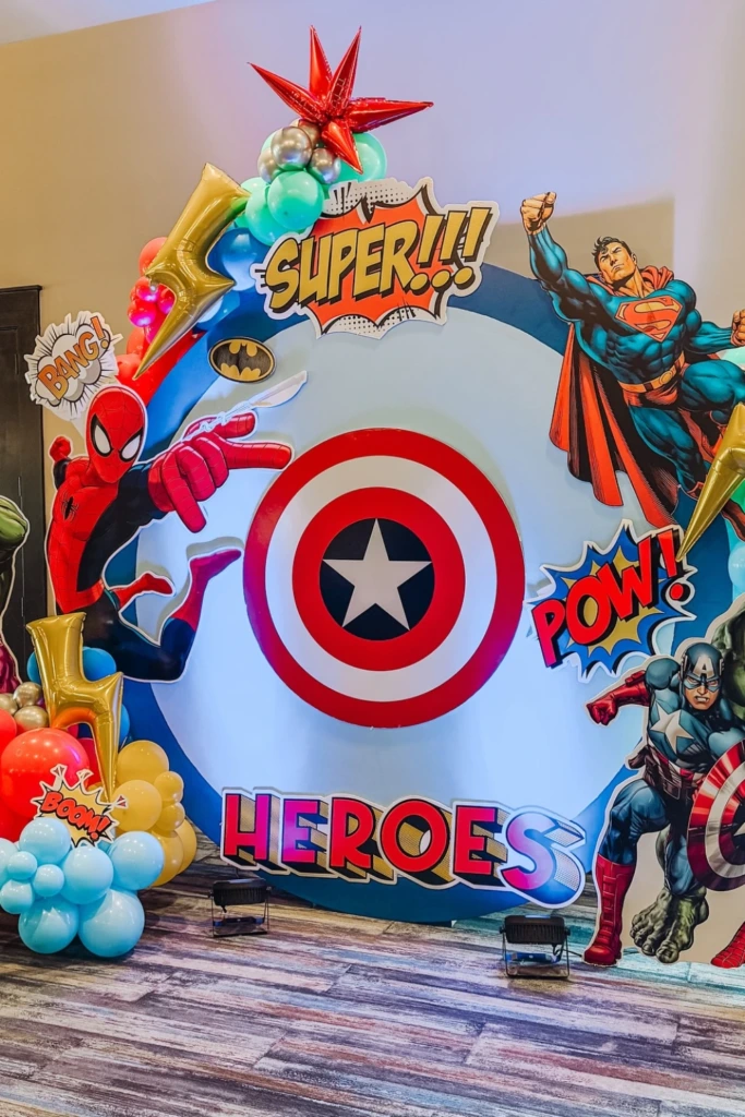 Comic Hero Backdrop